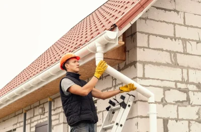 Pose et remplacement de gouttières à Garons